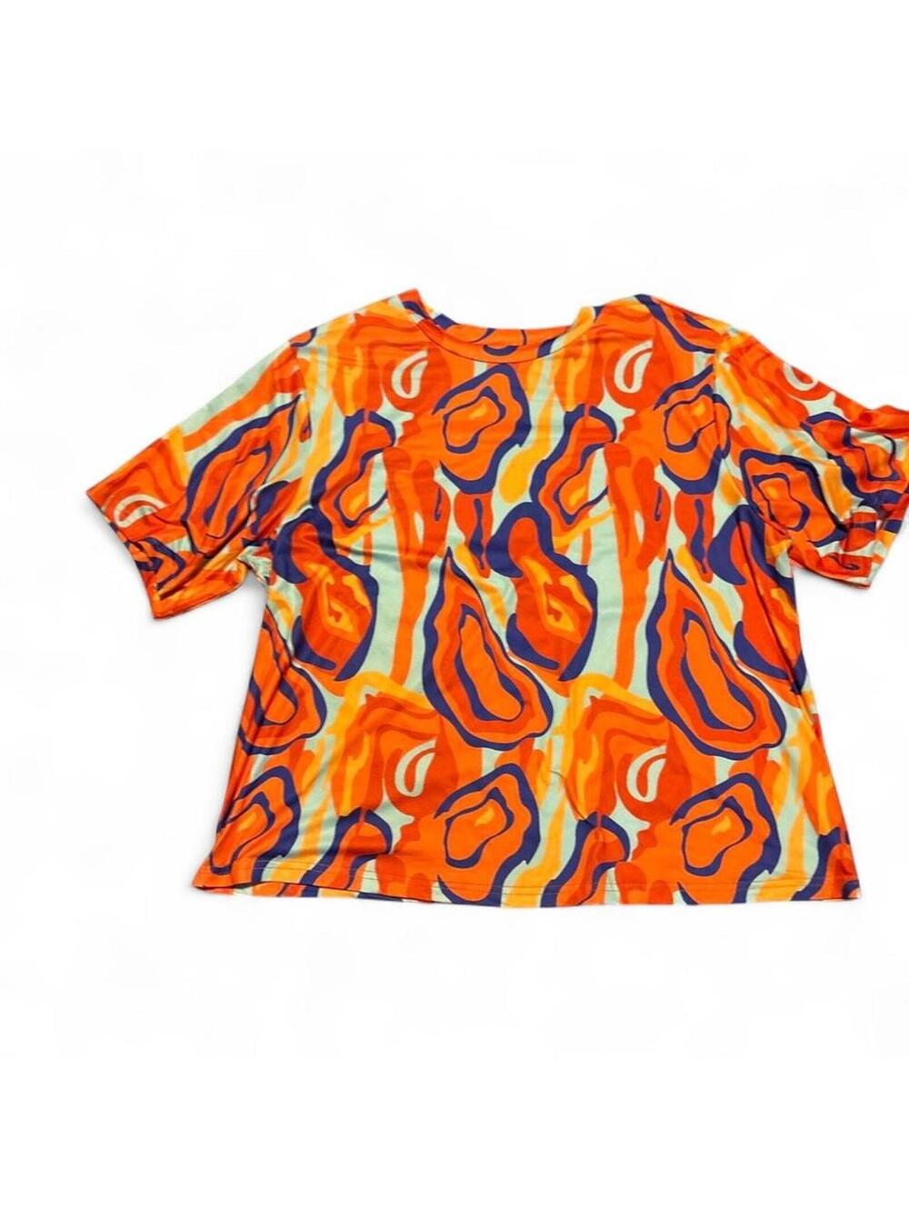 Emilio Pucci Men's Multi and Orange Tshirt